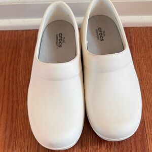 CROCS Kids Classic White Slippers